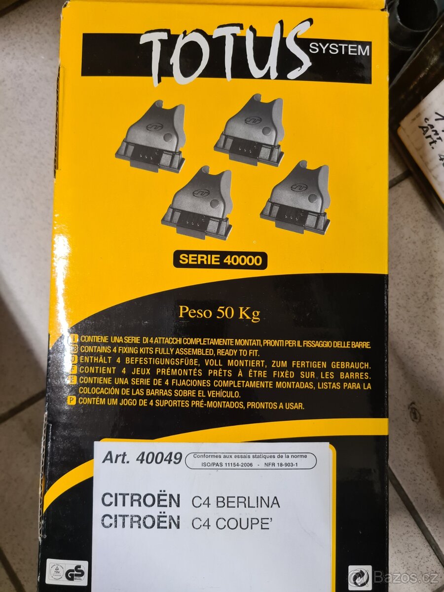 Patky ke střešním nosičům CAM-CITROEN