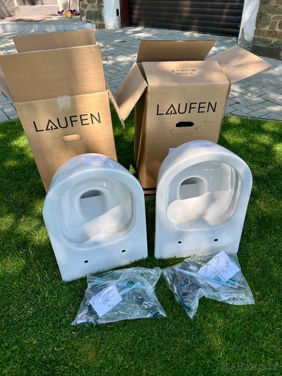 Laufen Pro - Závěsné WC, 530x360 mm, Rimless, bílá