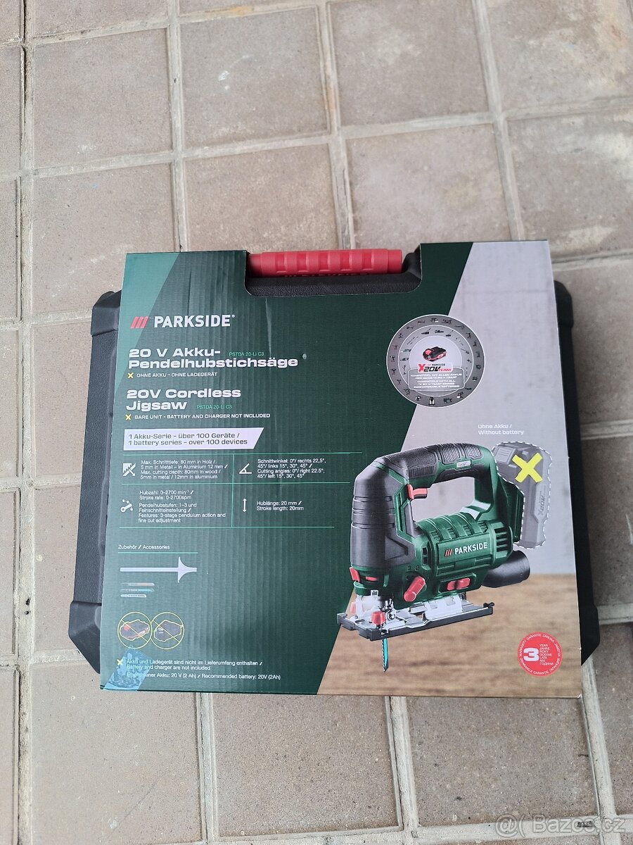Parkside Aku primocarova pila