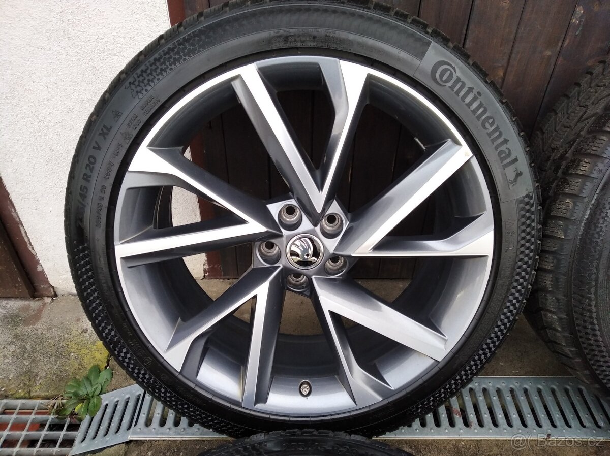 Zimní alu sada Škoda Kodiaq 20" 5x112