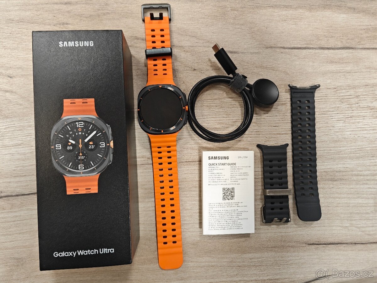 Samsung Galaxy Watch Ultra (2025) Šedý titan 47mm – LTE