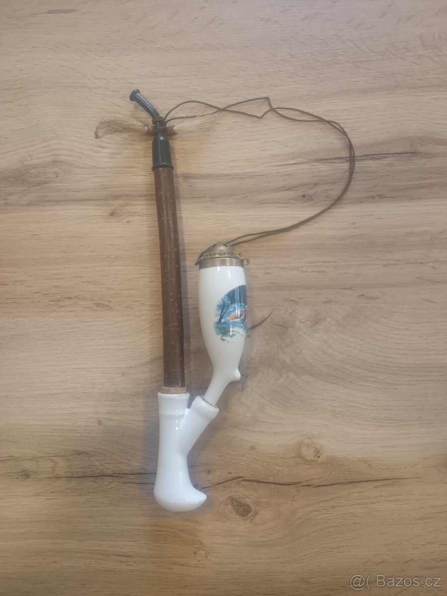 Stará porcelánová fajfka dýmka