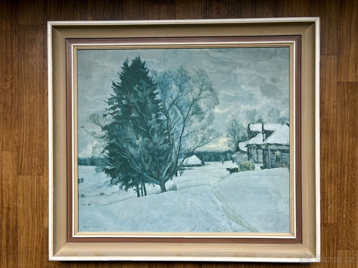 Zimní krajina - obraz