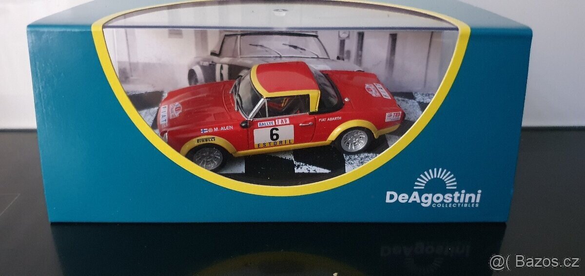 PRODÁM - FIAT 124 ABARTH Rally De Portugal 1974 1:43 DeA
