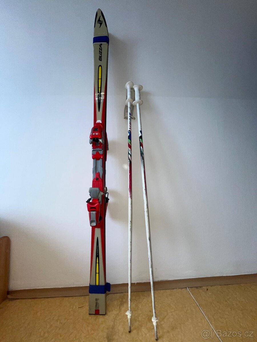 Lyže Blizzard + hole Atomic
