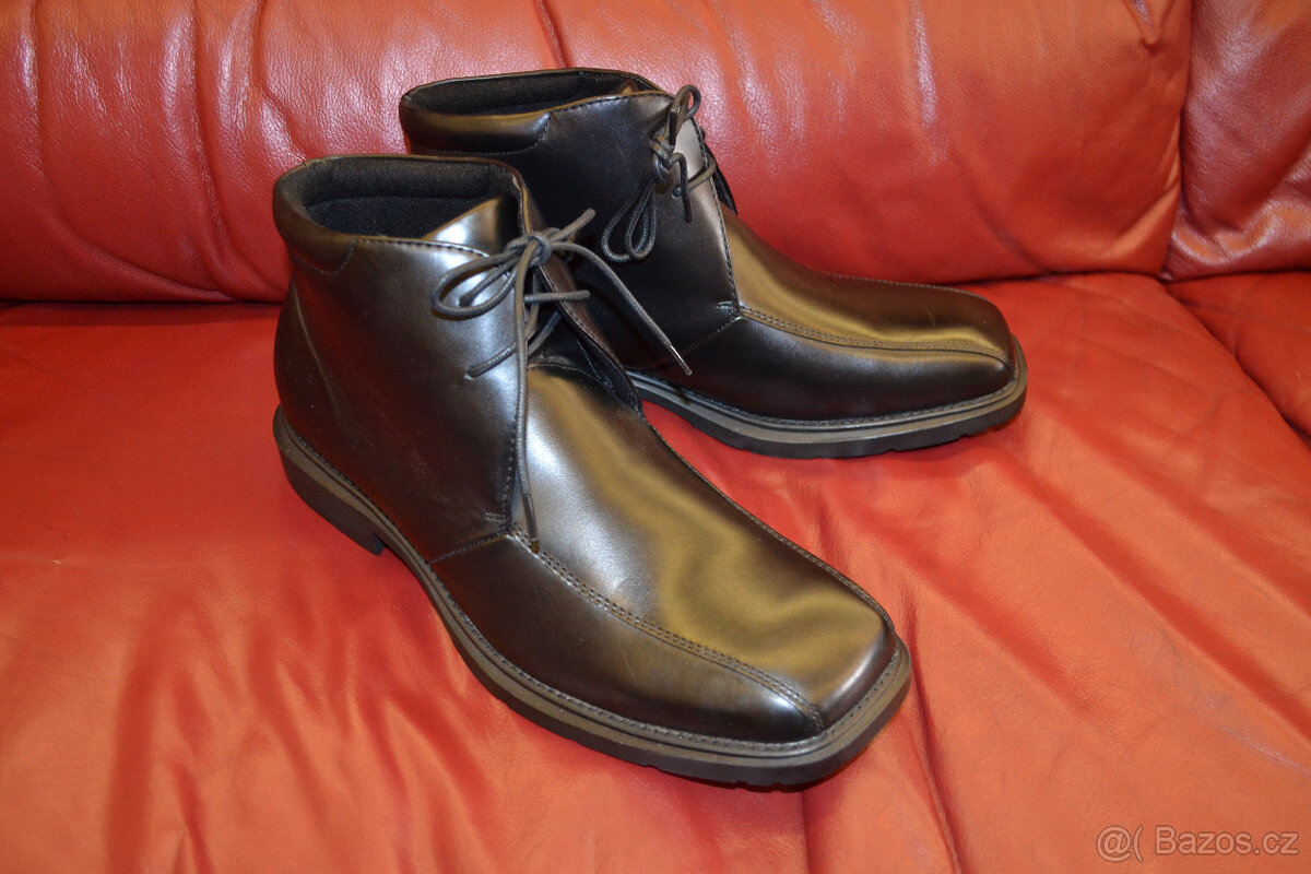 Nové zateplené kožené boty zn. Navaho vel.11 (45)