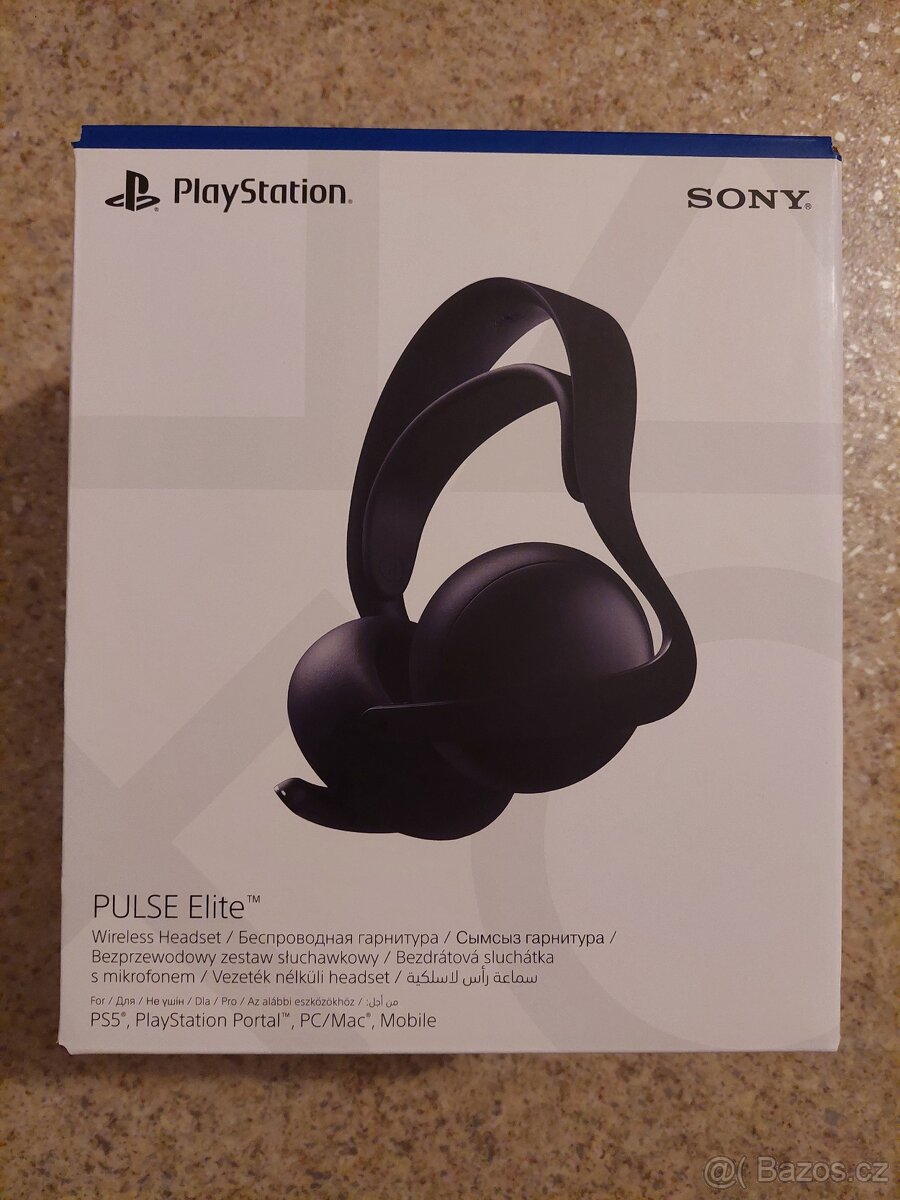 Nový Sony Pulse Elite PS5 Headset Midnight Black