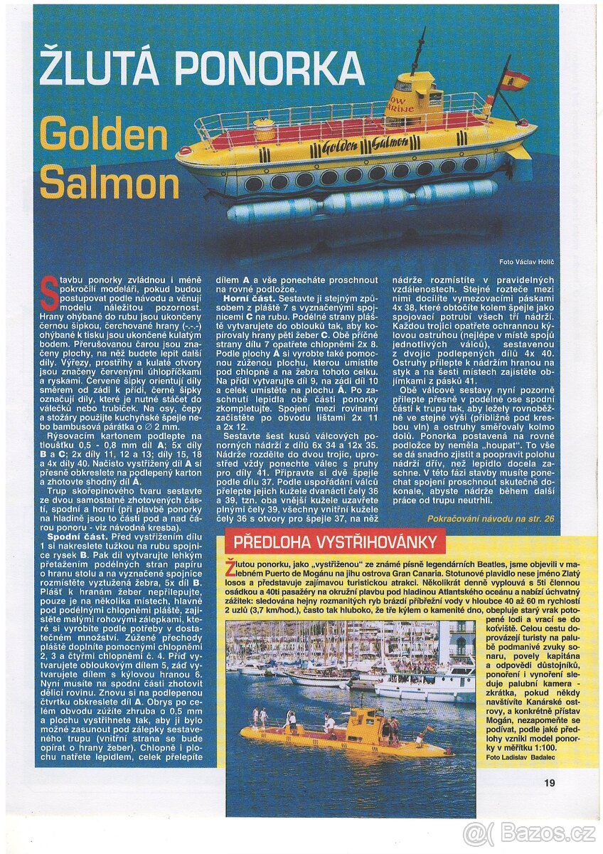 modely lodí, letadel atd