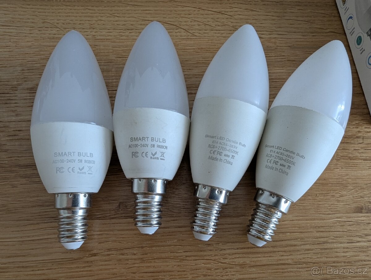 Chytré žárovky E14 4ks