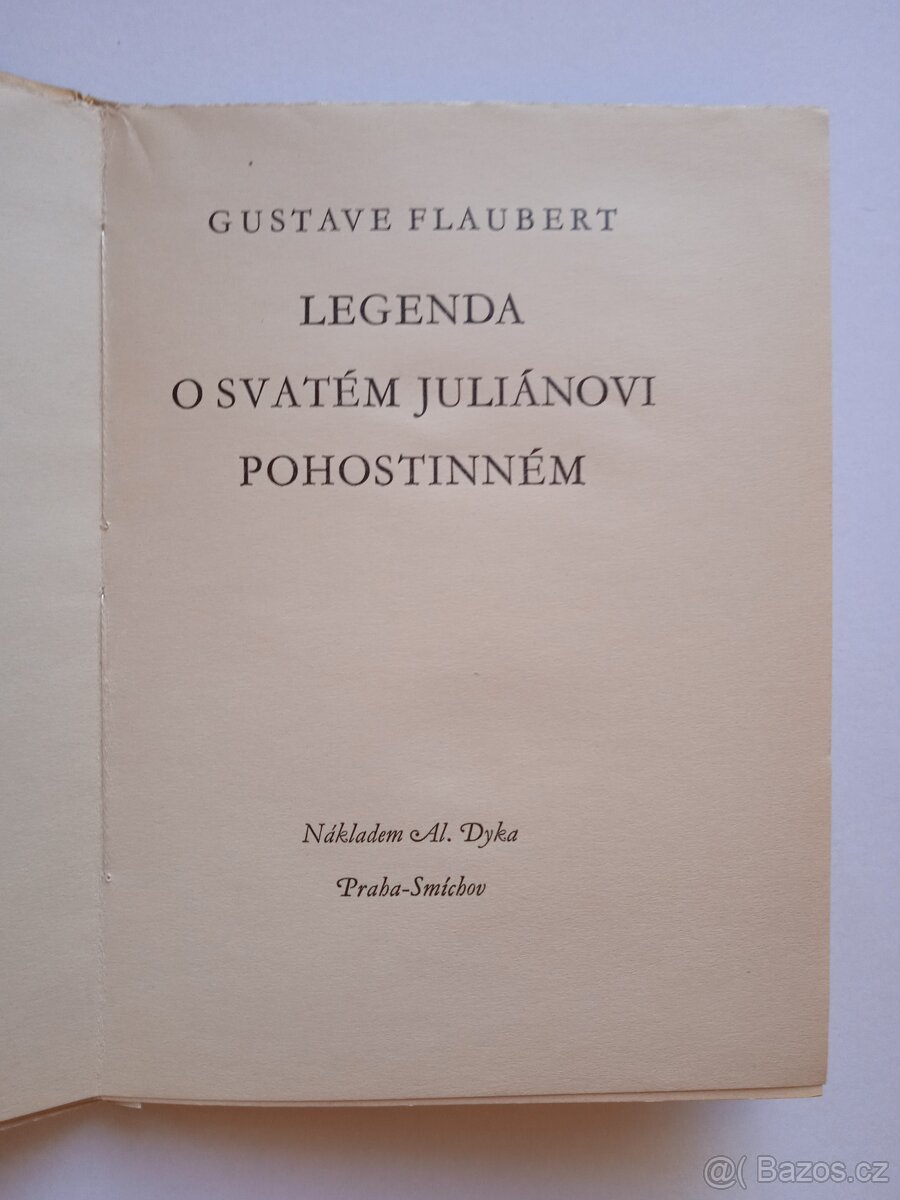 Gustave Flaubert – LEGENDA O SVATÉM JULIÁNOVI POHOSTINNÉM