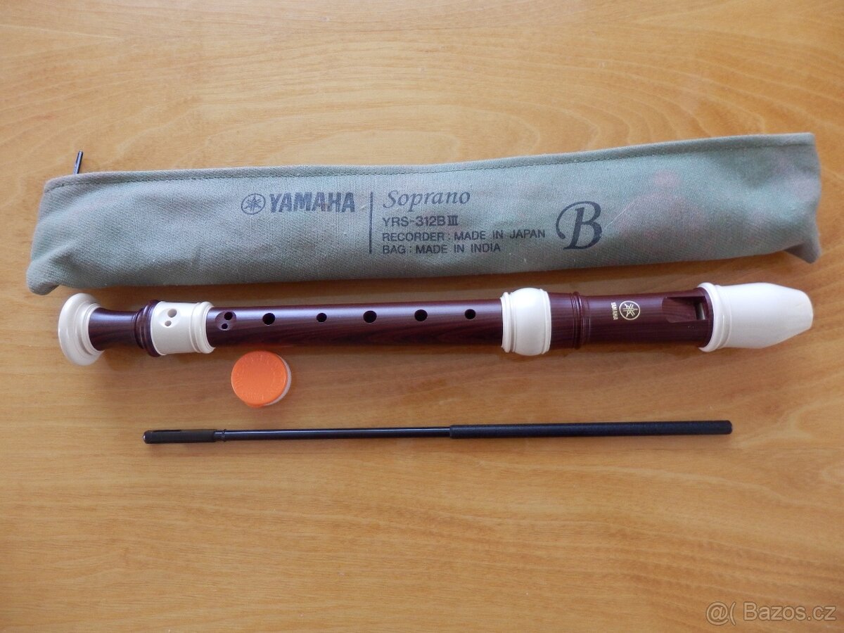 Sopránová zobcová flétna YRS 312 B III , Barokní.