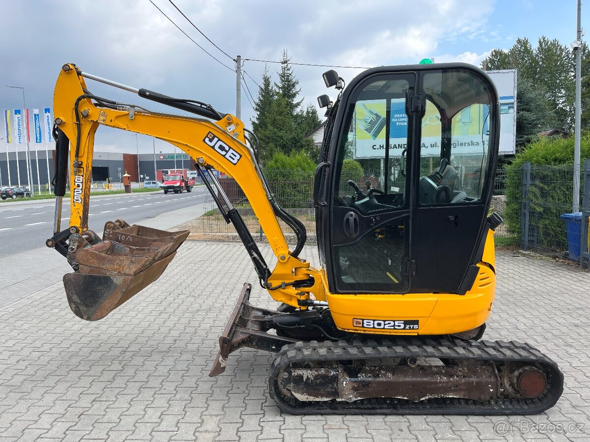 Pásový Minibagr bagr JCB 8025 ZTS, 2015rv, 2470mth