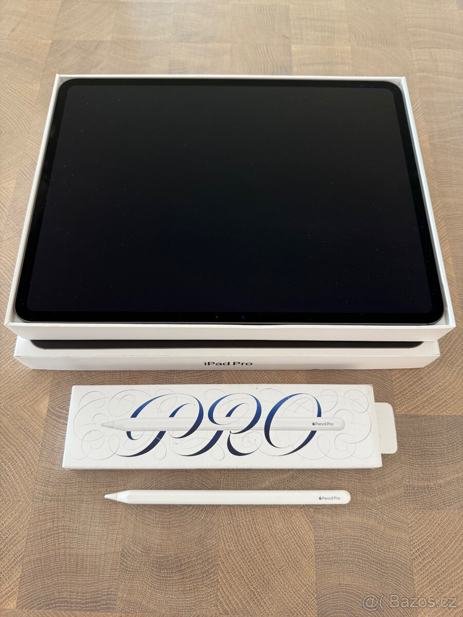 iPad Pro 13" M4, 256 GB a Pencil Pro, Apple, NOVÉ