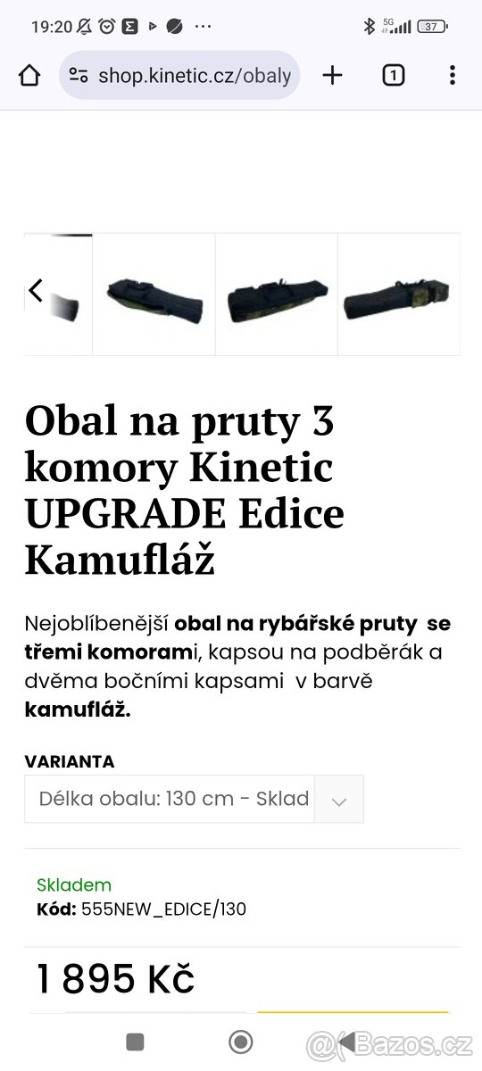 Obal na pruty +batoh