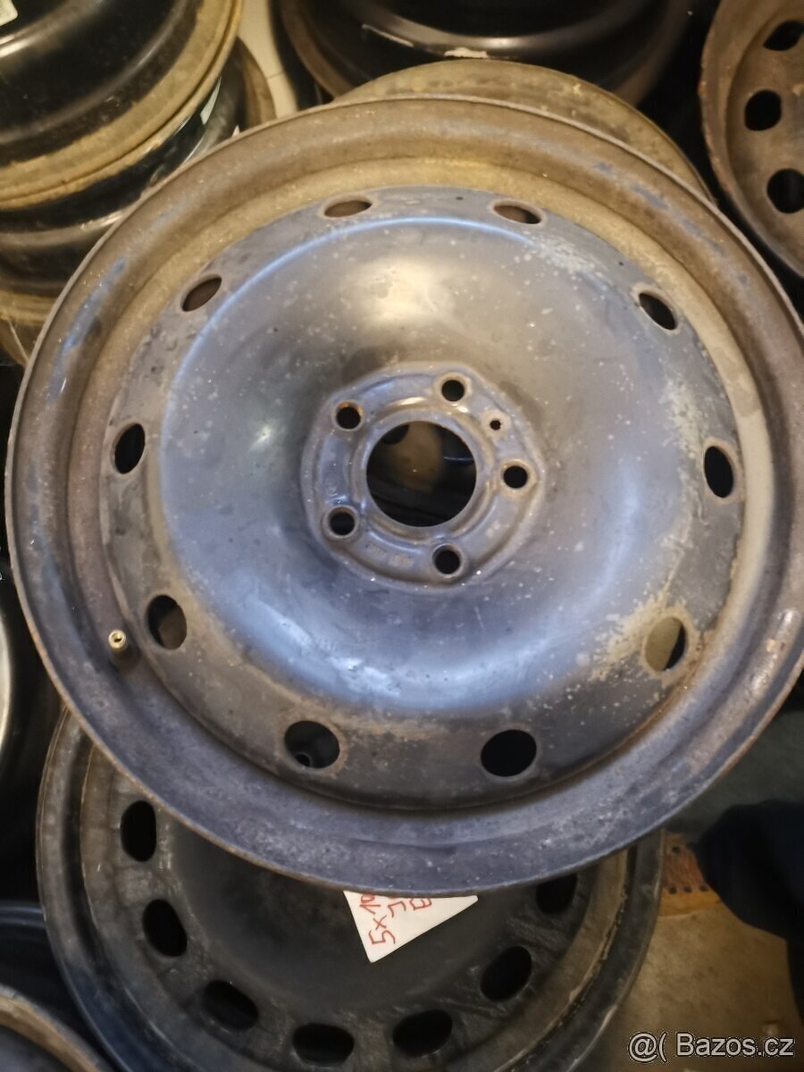 5x108 r16 plechové disky