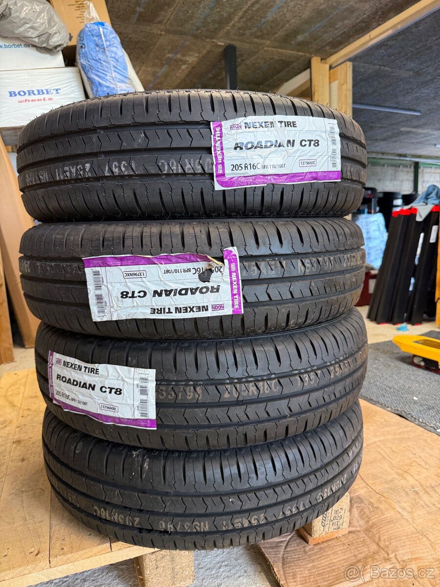 Prodám nové letní pneumatiky Nexen 205R16C