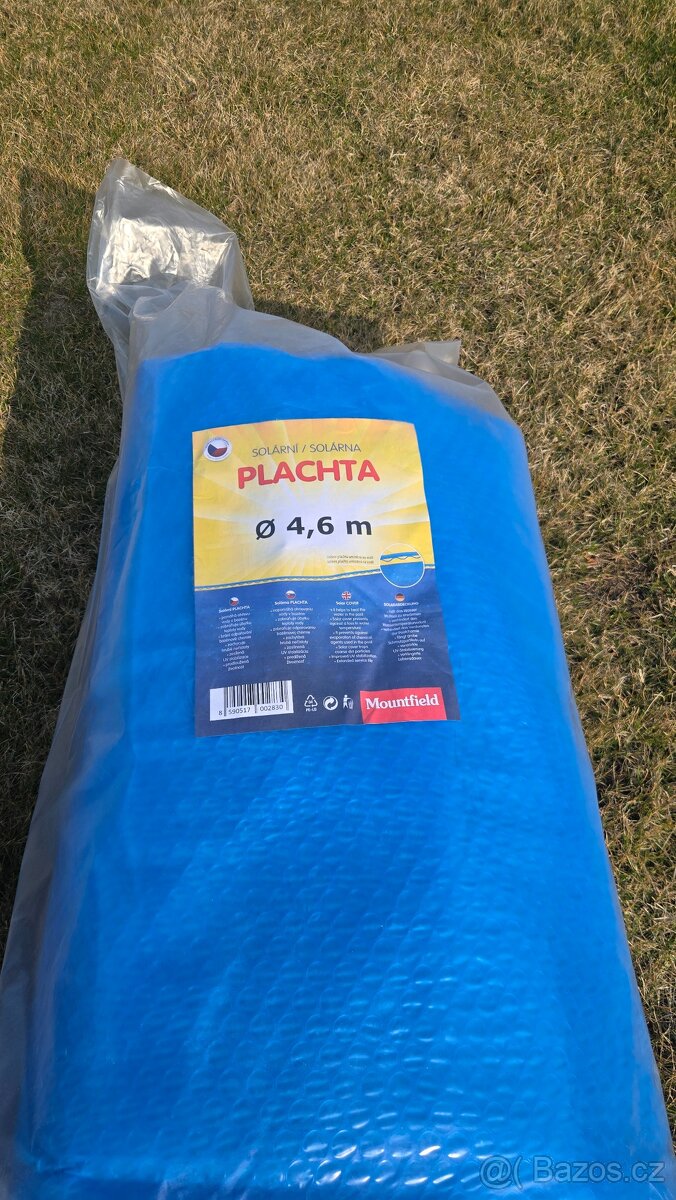 Prodej solární plachty průměr 4,6 m