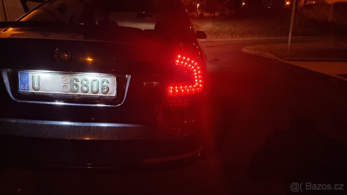 Led zadní světla Octavia 2