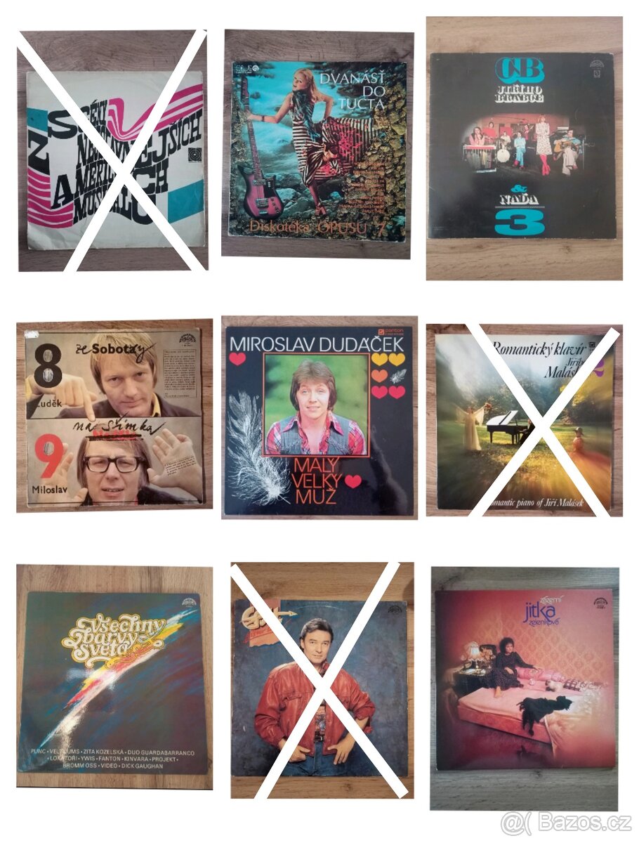 LP vinylová, gramofonová deska