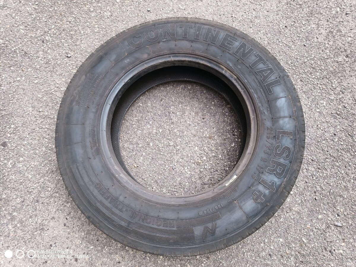 Pneu 1ks pneu Continental LSR1 25/75 R17,5 vzorek 8mm