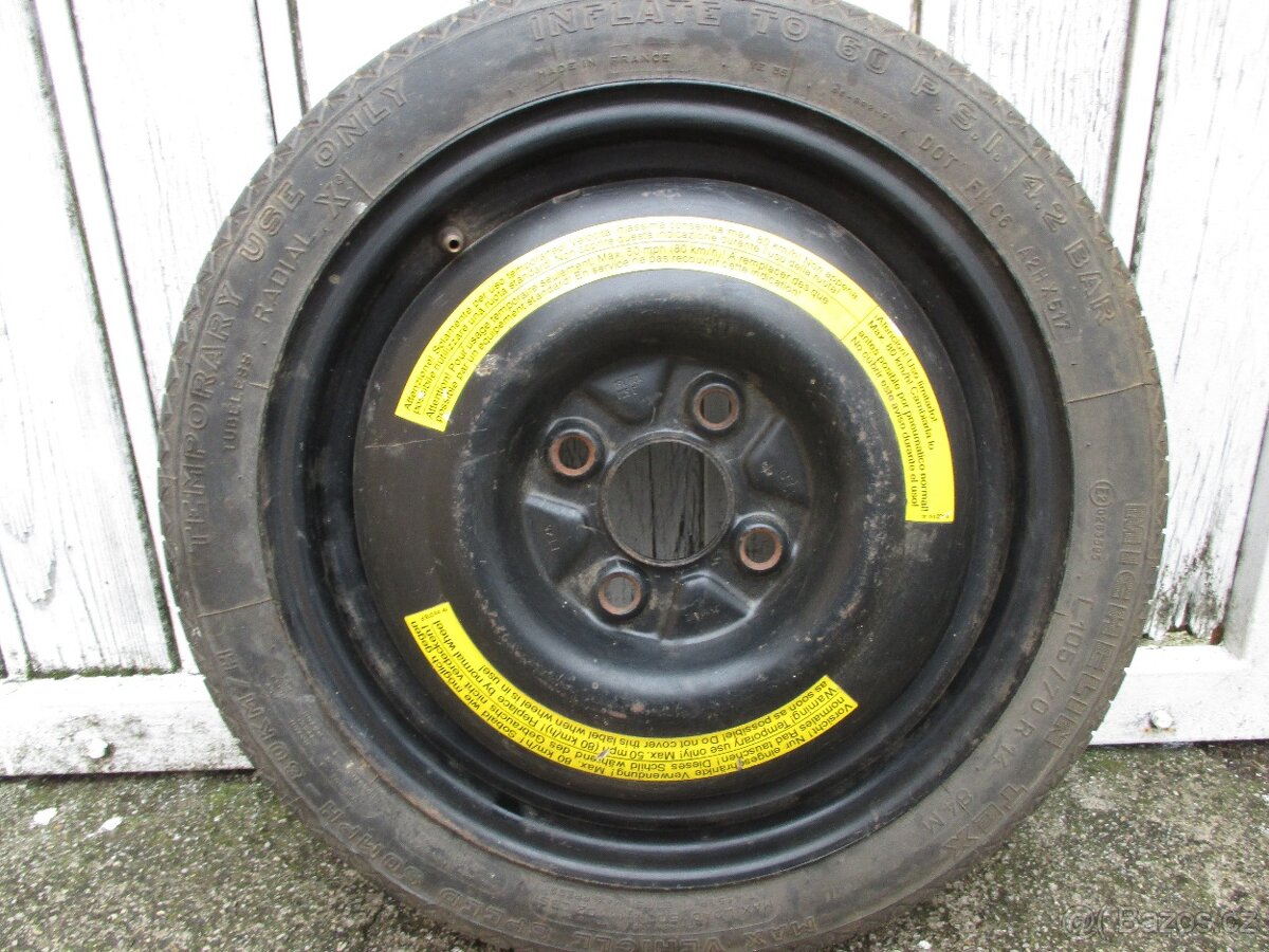 Dojezdové kolo 4x100 R14