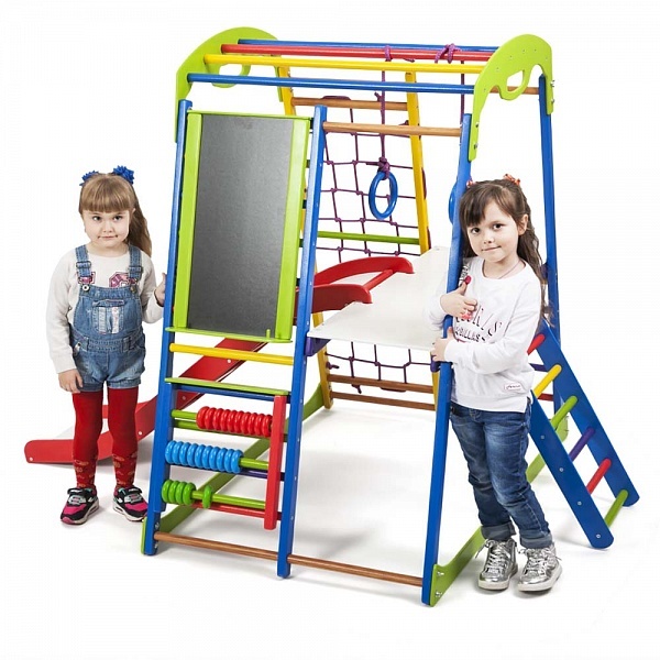 Prolézačka Žebřík Skluzavka Houpačka Hřiště Basic Plus 3