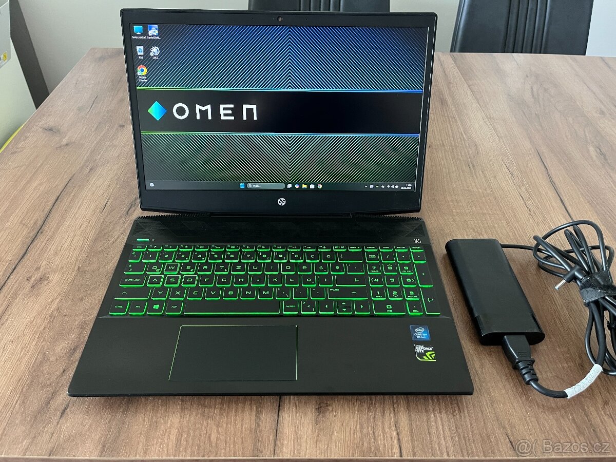 HERNÍ HP Gaming 15.6"FHD IPS-RAM 16GB-GTX 1050Ti-SSD-i5 8th