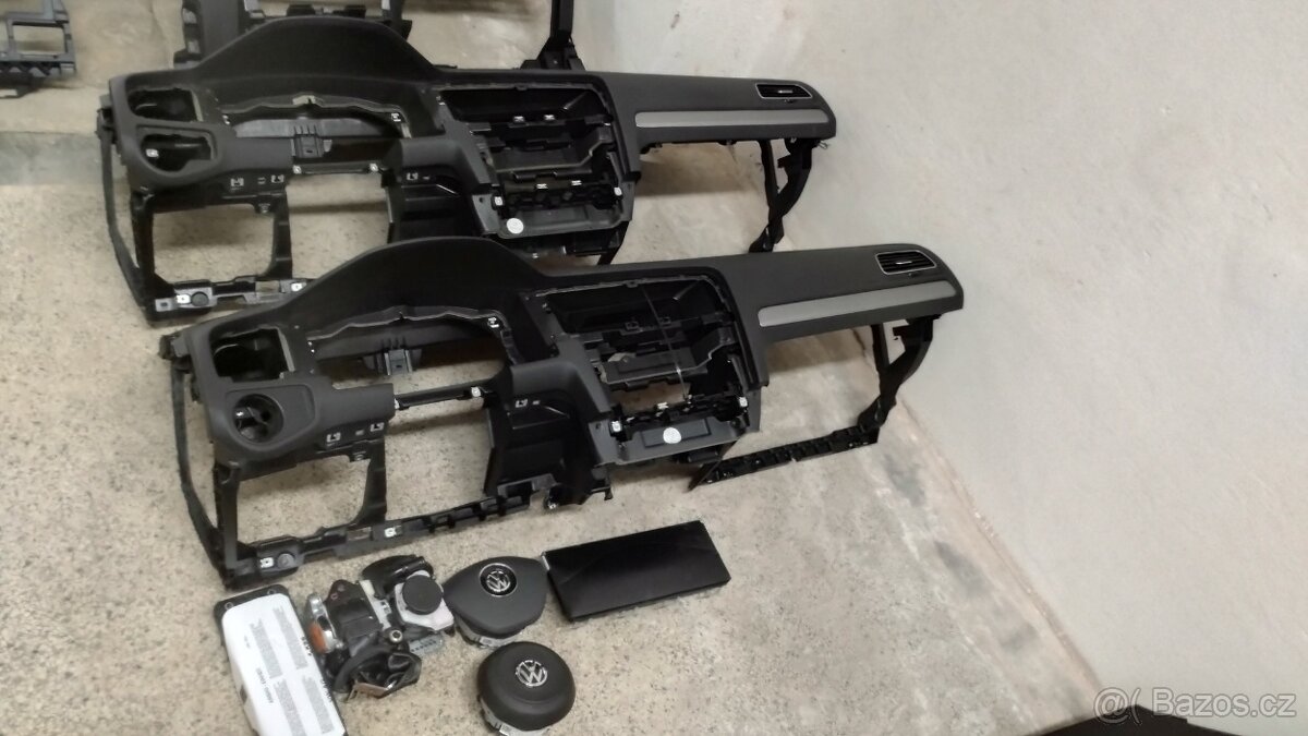 Airbagová sada Volkswagen golf 7 s originální deskou