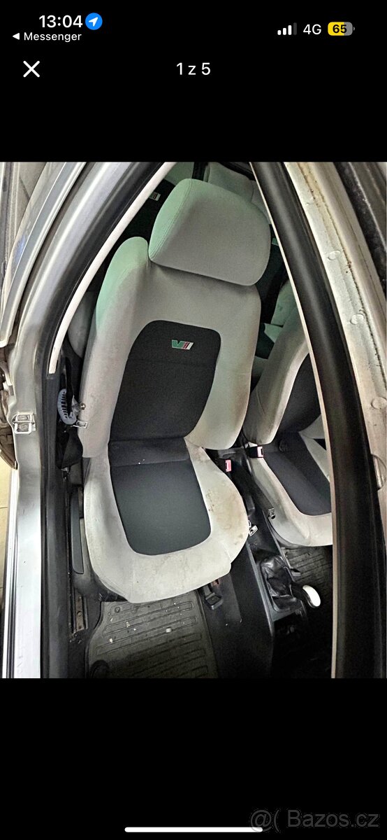 Škoda fabia RS sedačky