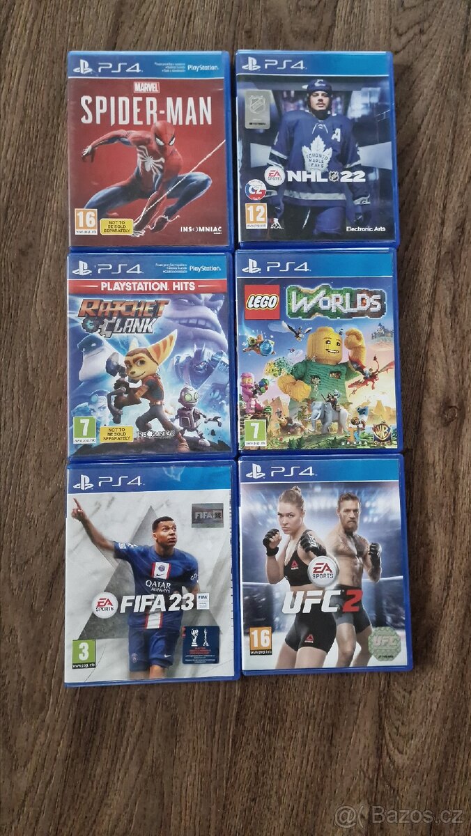 Prodam hry na PS4, PS5