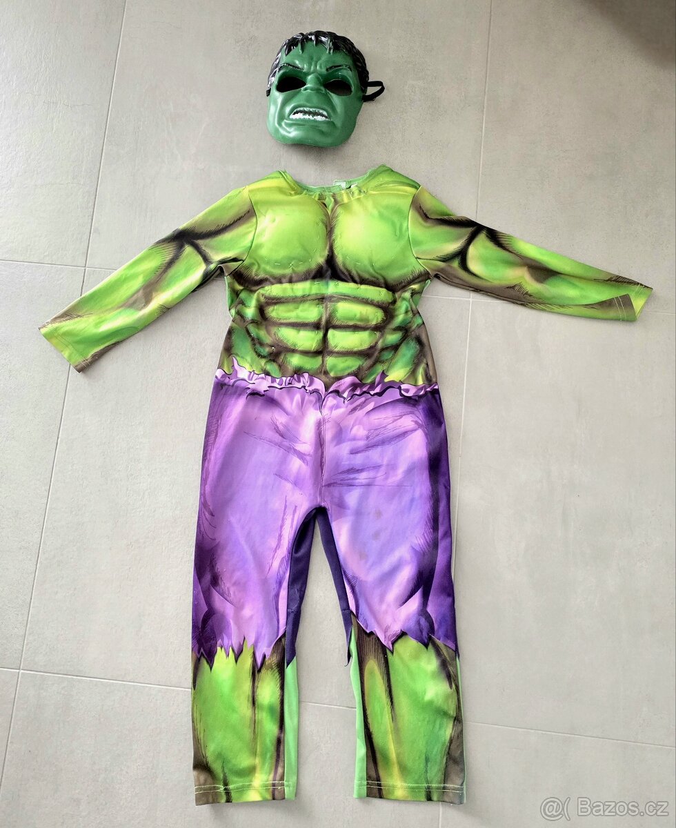 Dětský kostým Hulk s maskou