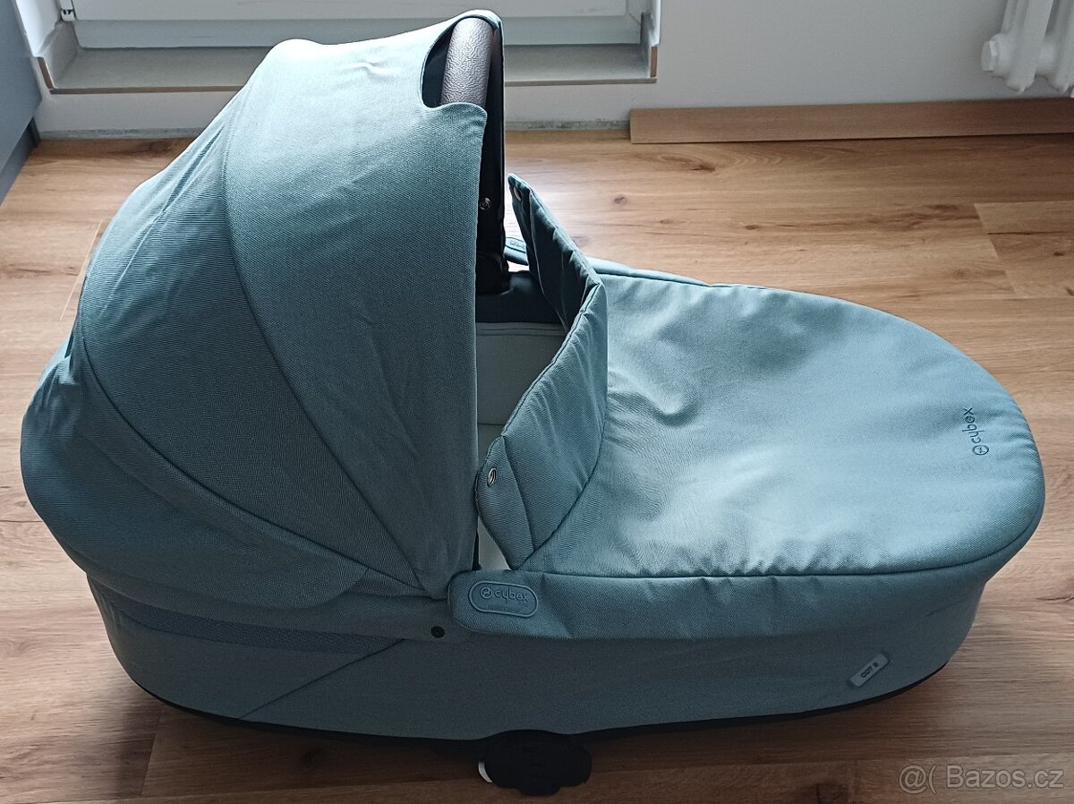 CYBEX Cot S Lux Sky Blue korba + moskytiéra-V ZÁRUCE