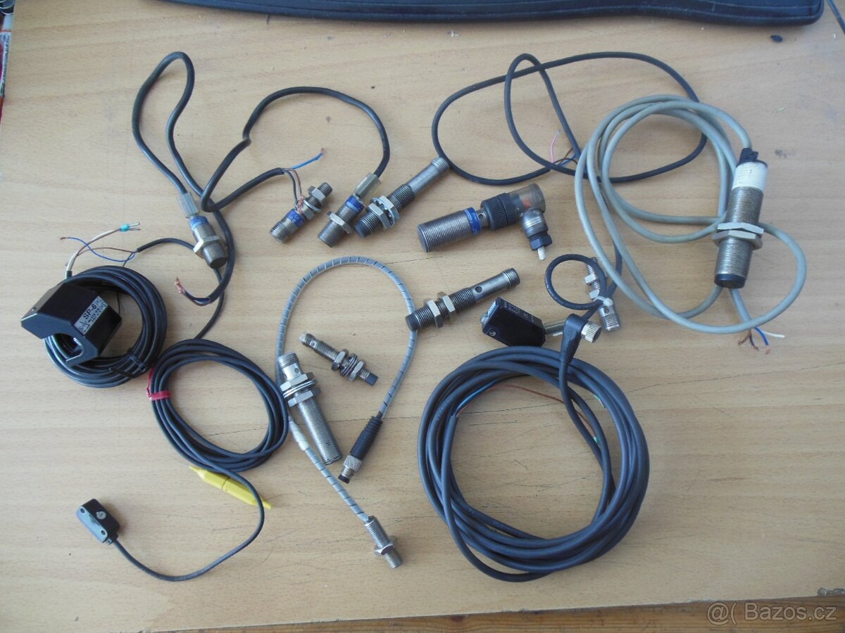 Snímače - senzory kapacitní, indukční, optický, fotoelektric