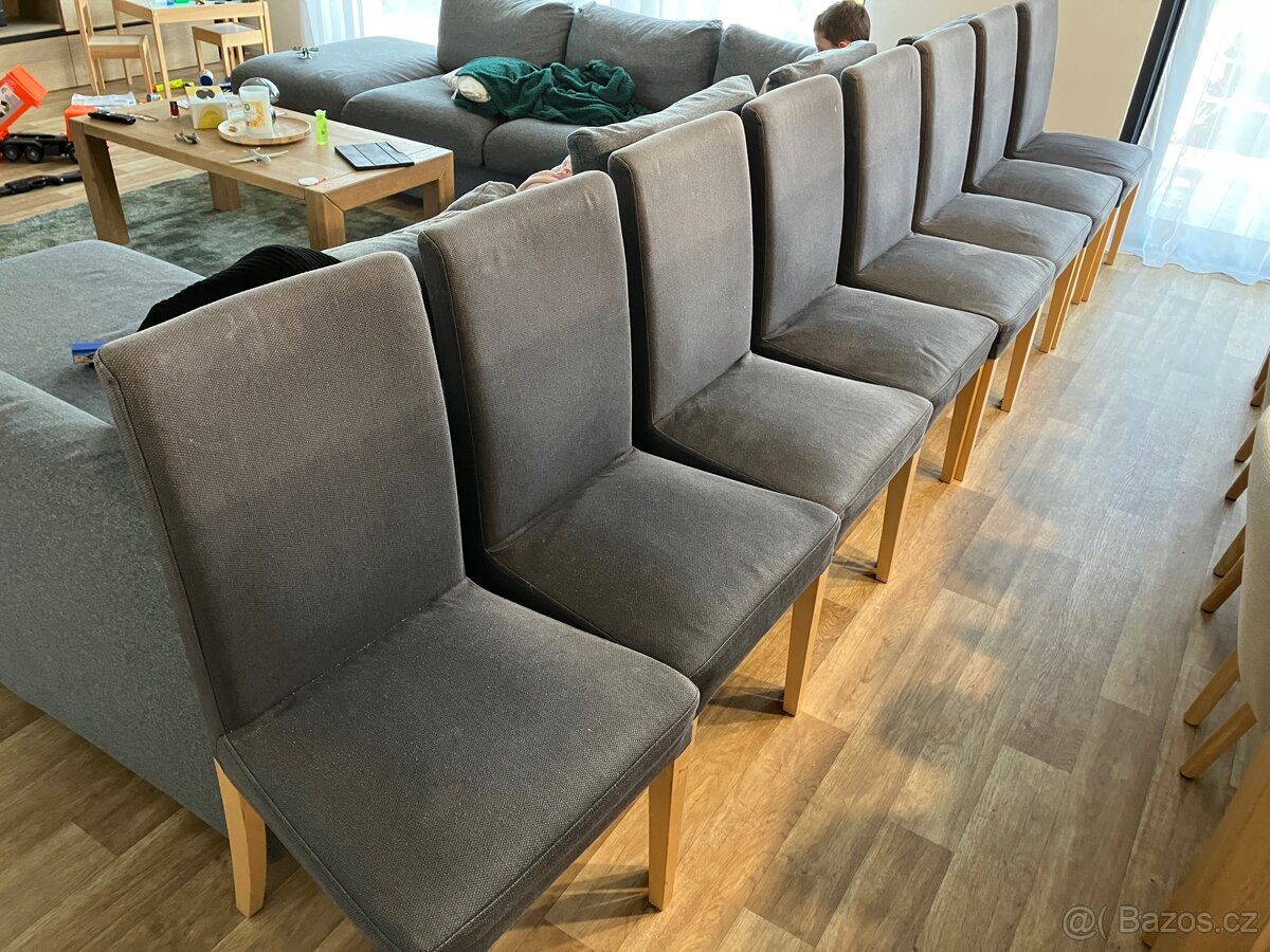 8x IKEA židle
