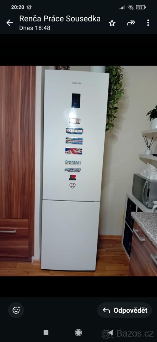 Vysoká lednice Samsung beznámrazová