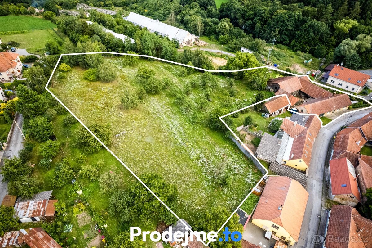 Prodej stavebního pozemku, 8 074 m² - Úsuší u Tišnova