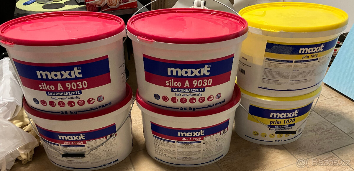 Maxit silco A9030 silikonová omítka odstín muskat5580