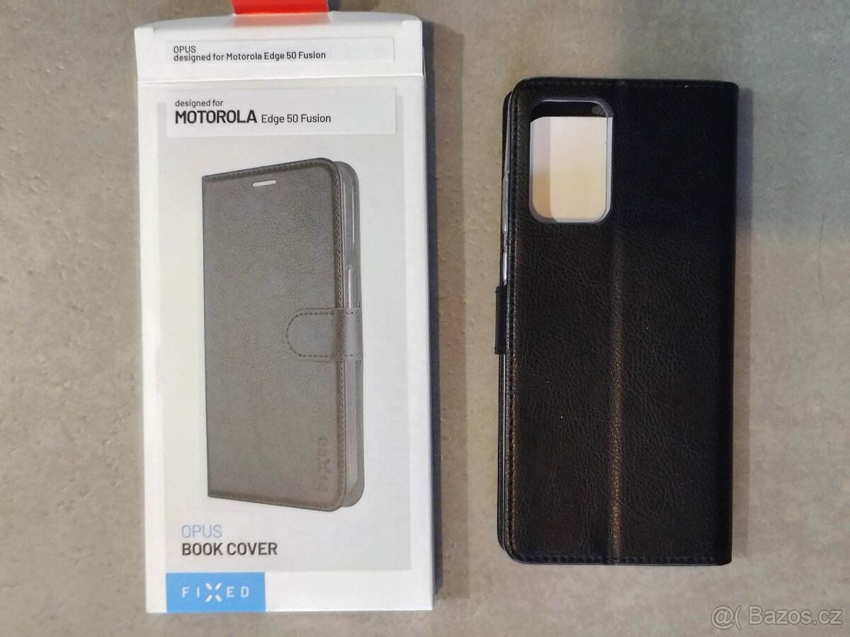 nové rozbalené flipové FIXED Opus na Motorola Edge 50 Fusion
