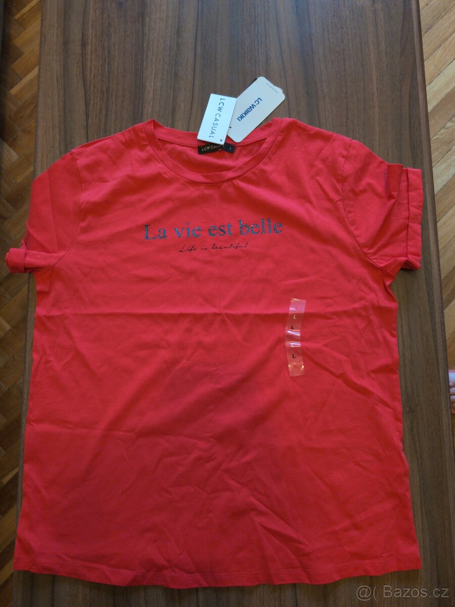 NOVÉ Dámské bavlněné tričko