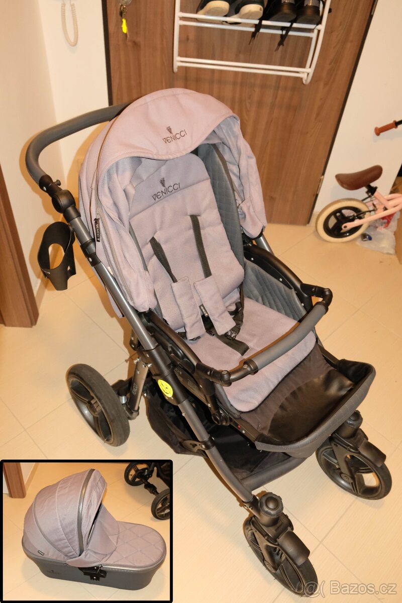 Venicci Carbo Natural Grey Lux 2v1