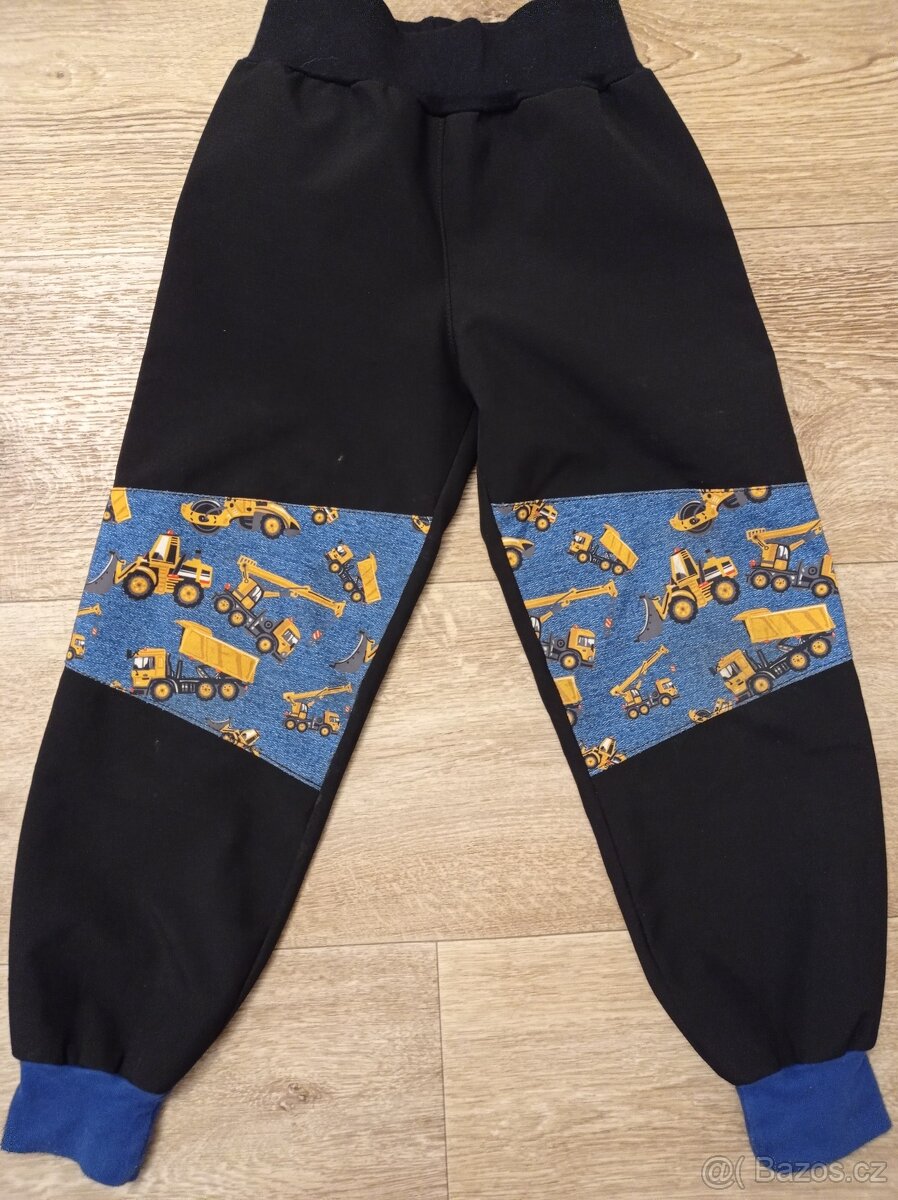 Letní softshellové kalhoty, vel. 110