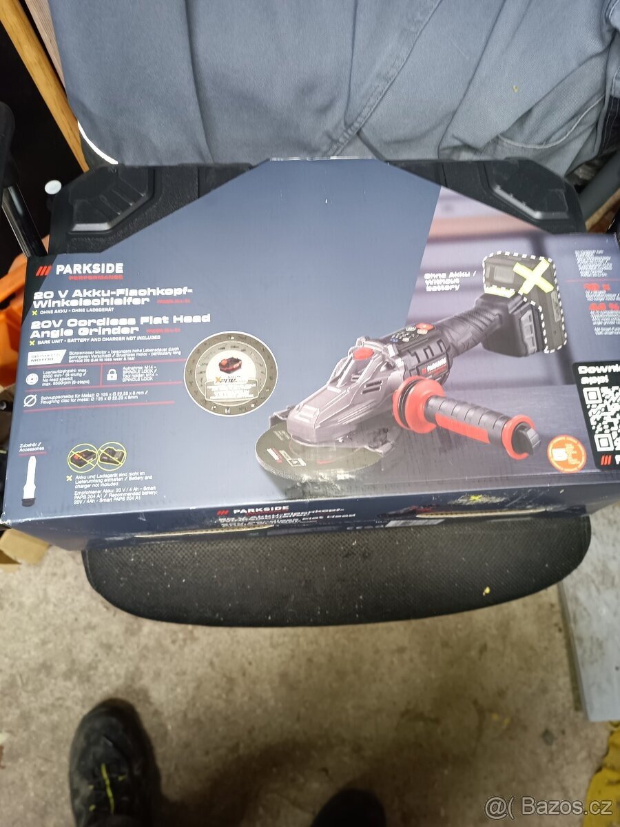 Parkside Aku úhlová bruska