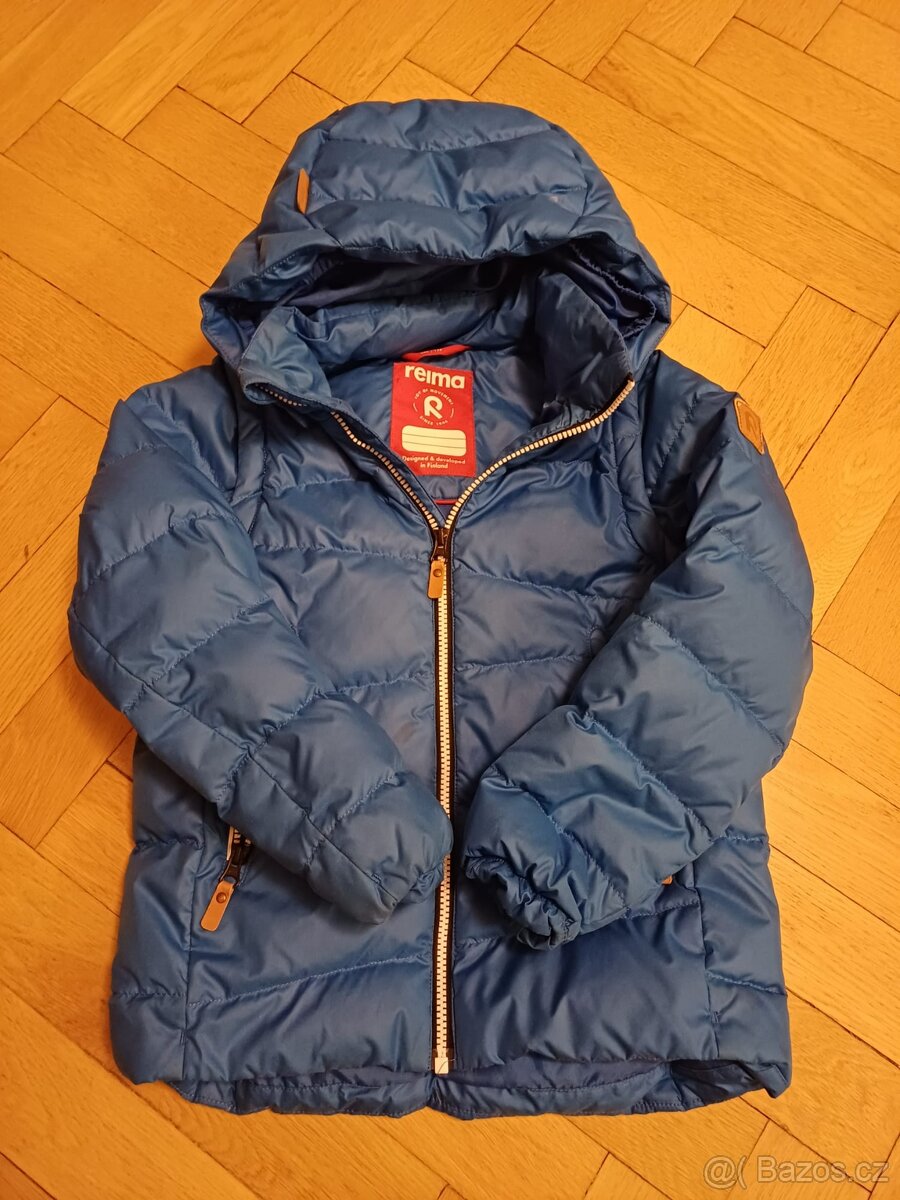 Péřová bunda Reima vel.128 odpovídá