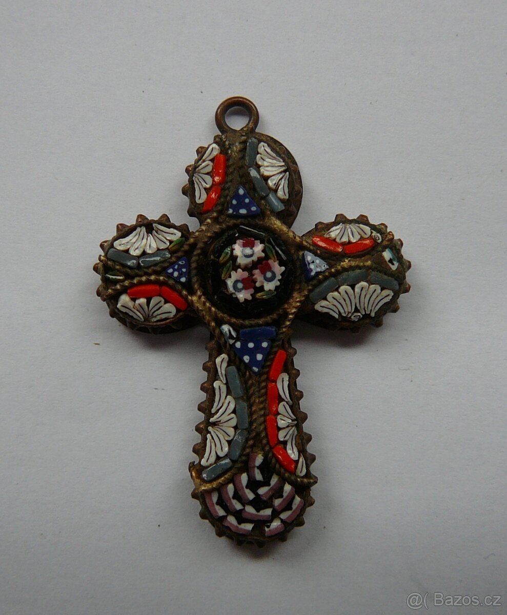 Starožitný Šperk-Benátske sklo