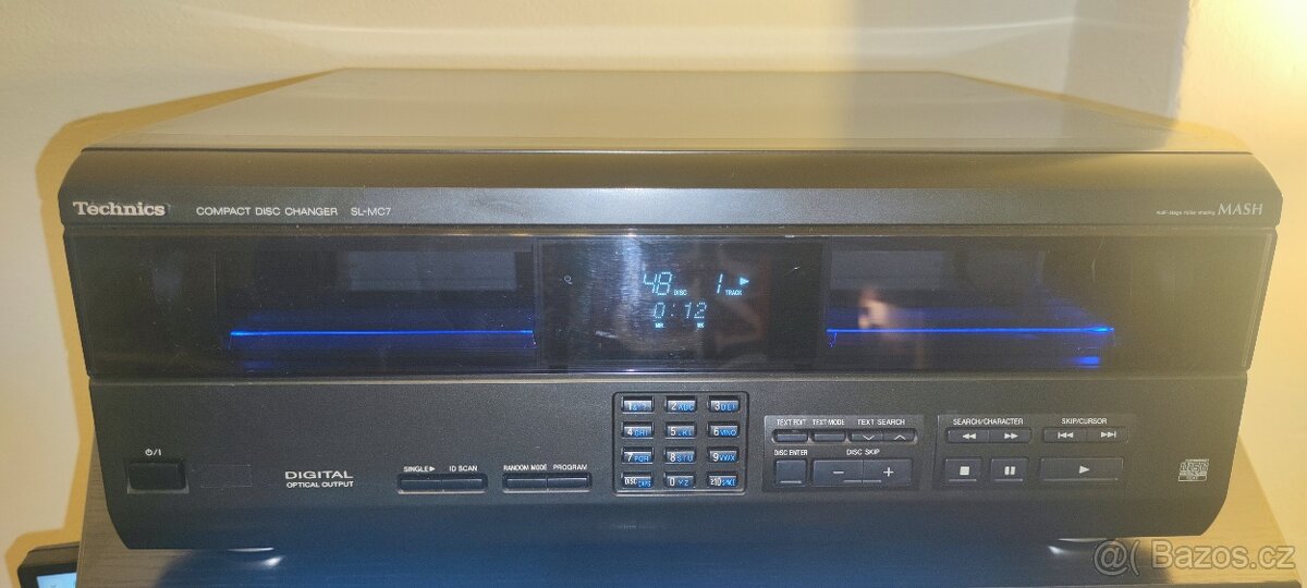Technics SL-MC7 Cd player na 111 cédéček bez Do