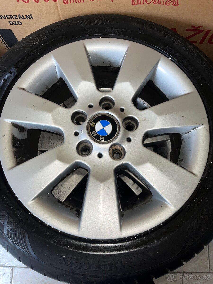 Alu disky BMW + letni gumy. Cena za 4 ks