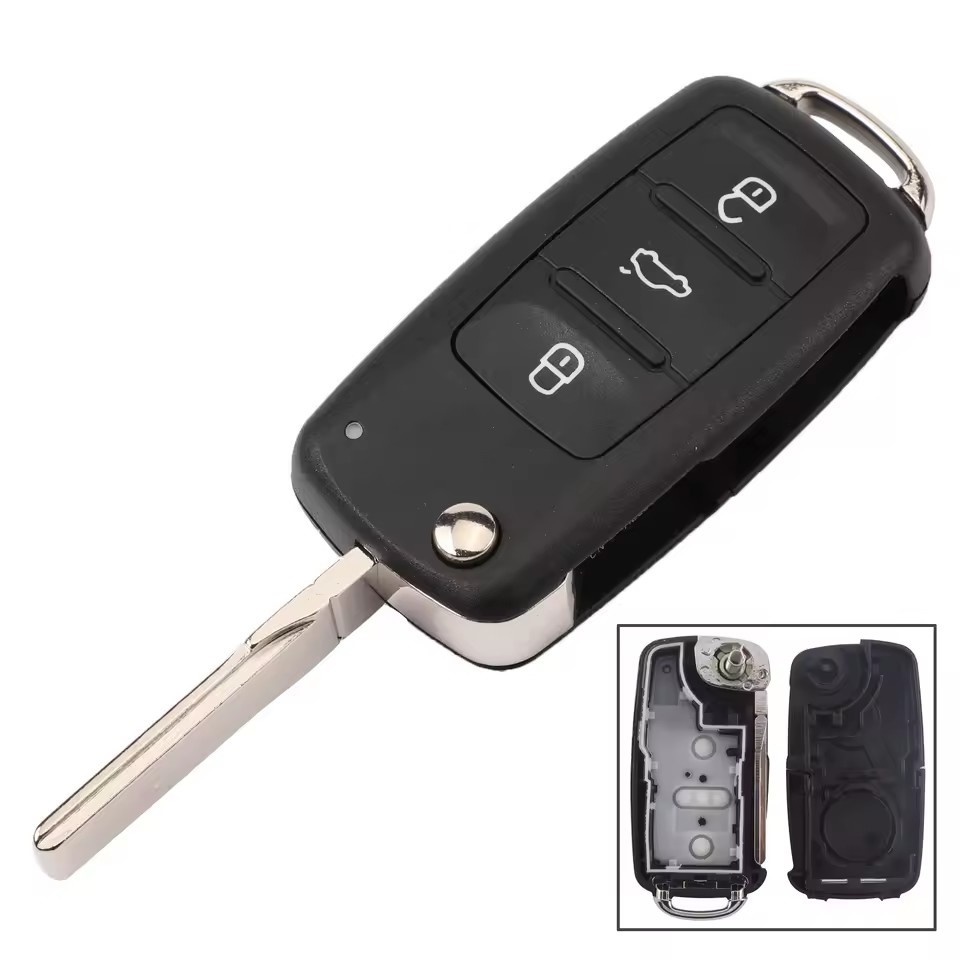 Obal autoklíče Škoda, VW, Seat -3tl, s čepem