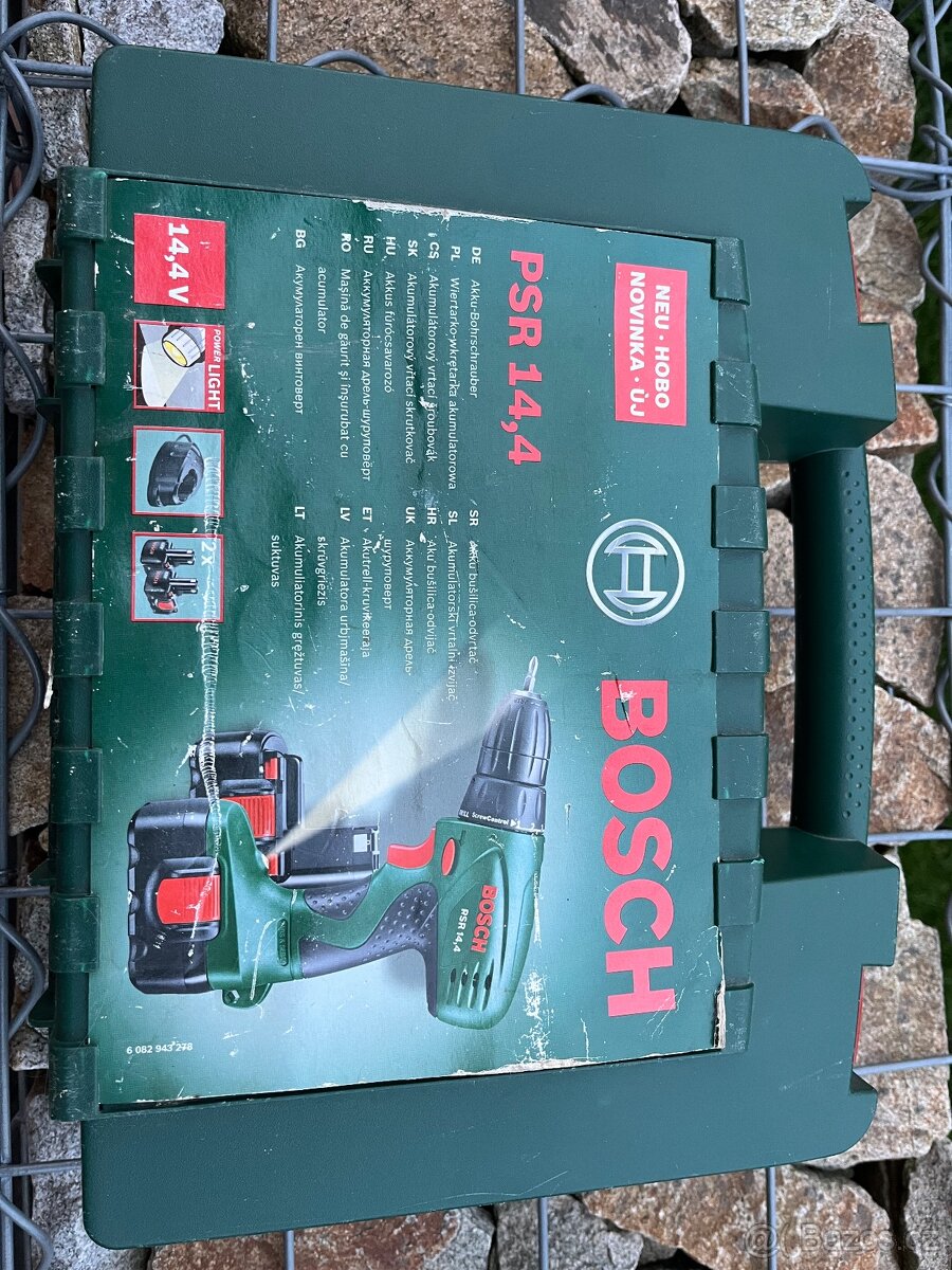 Aku vrtací šroubovák BOSCH PSR 14,4