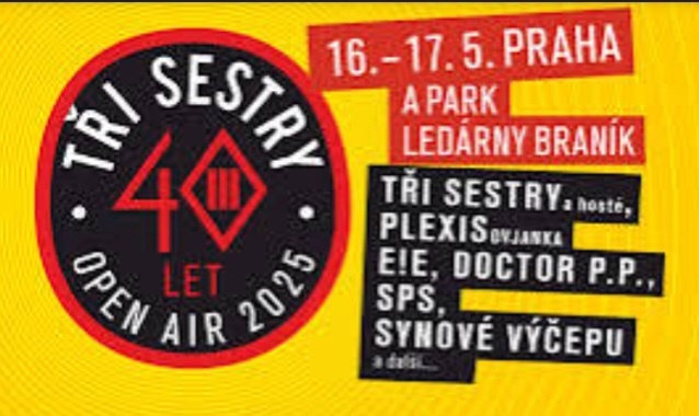 TŘI SESTRY Praha Open Air 16-17.5.2025: Koupím na pá,nebo so