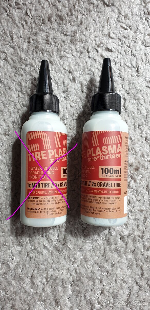 Bezdušový tmel (mlíko) sealant s injektorem 100ml NOVÝ